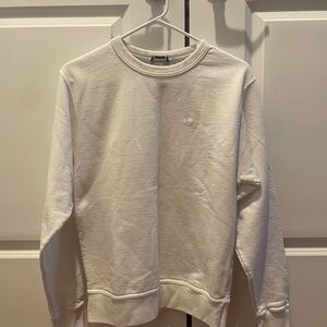 Champion Men's Classic White Crewneck Sweater